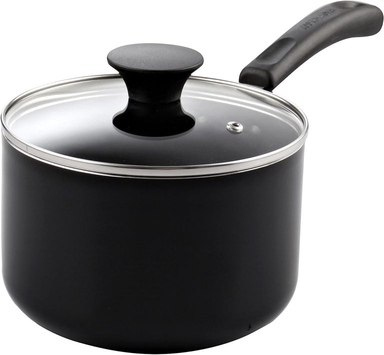 Nonstick Sauce Pan with Lid, 3-Quart