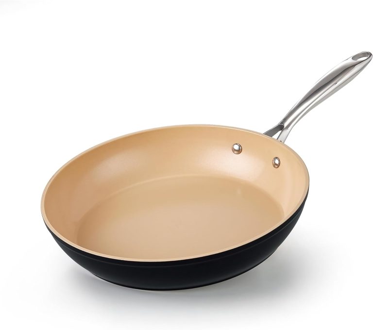 Hard Anodize Ceramic Nonstick Fry Pan, 9.5-Inch