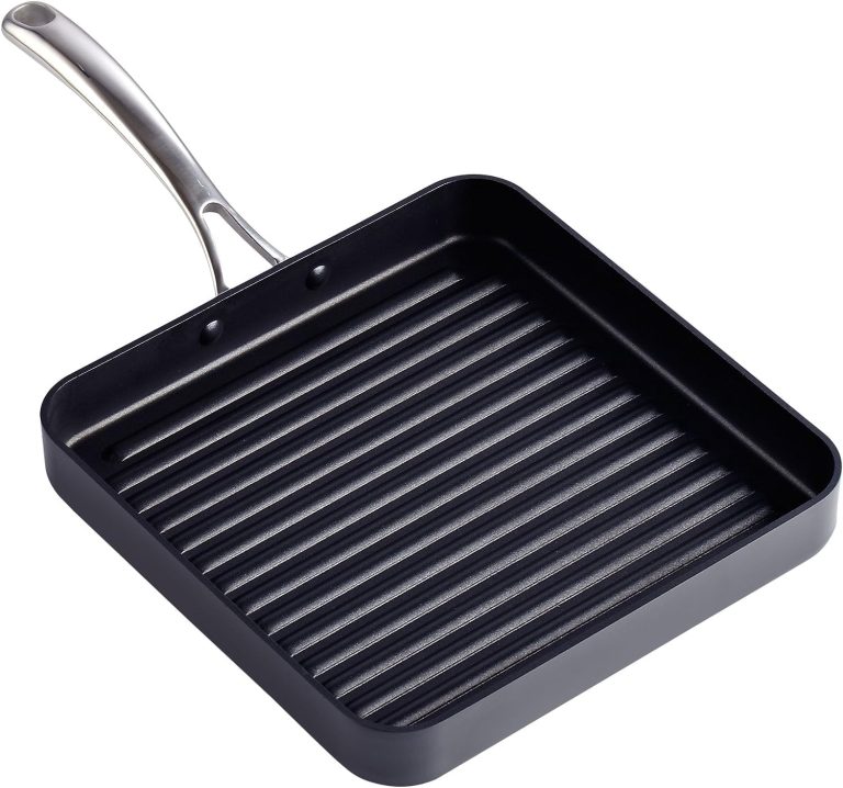 Hard Anodized Nonstick Square Grill Pan, 11 x 11-Inch