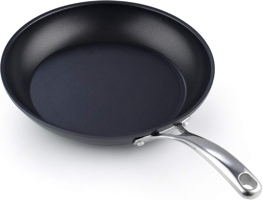Hard Anodized Nonstick Fry Saute Omelet Pan, 12-inch