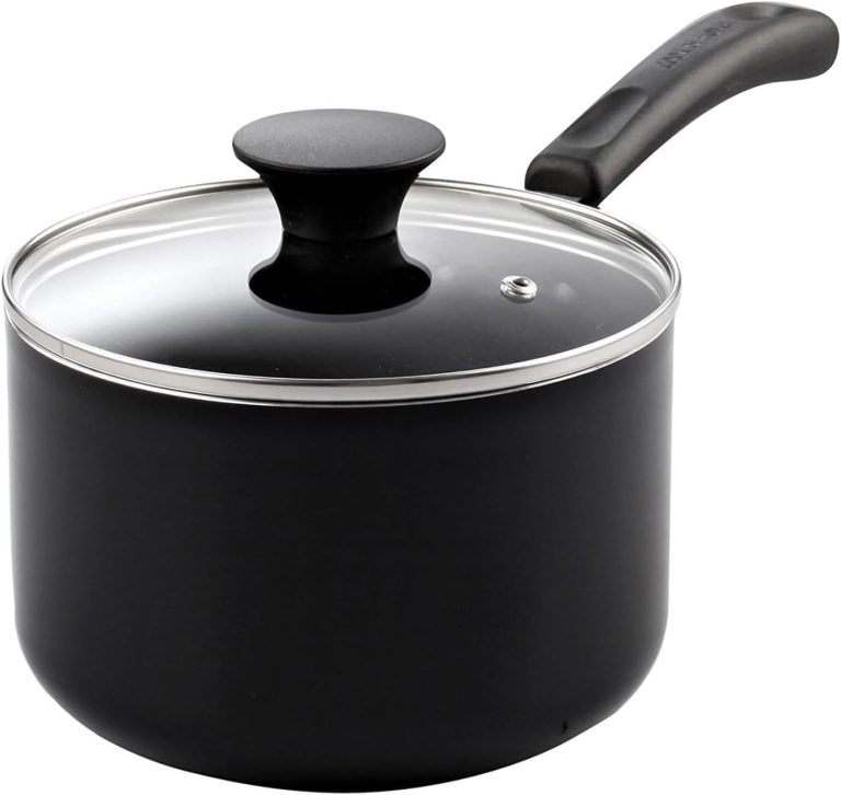 Nonstick Saucepan With Lid, 2 quart