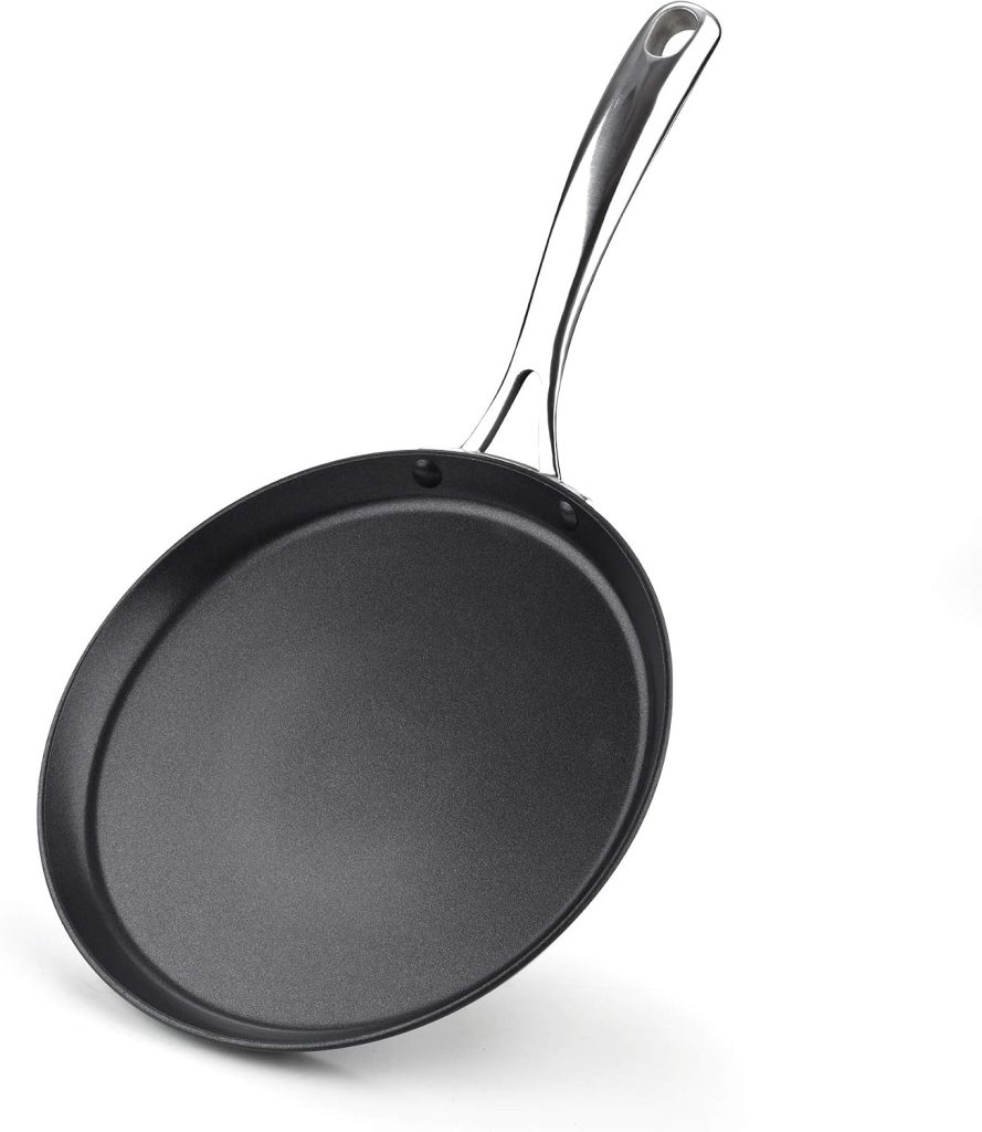 Hard Anodized Nonstick Crepe Griddle Pan, 9.5-inch