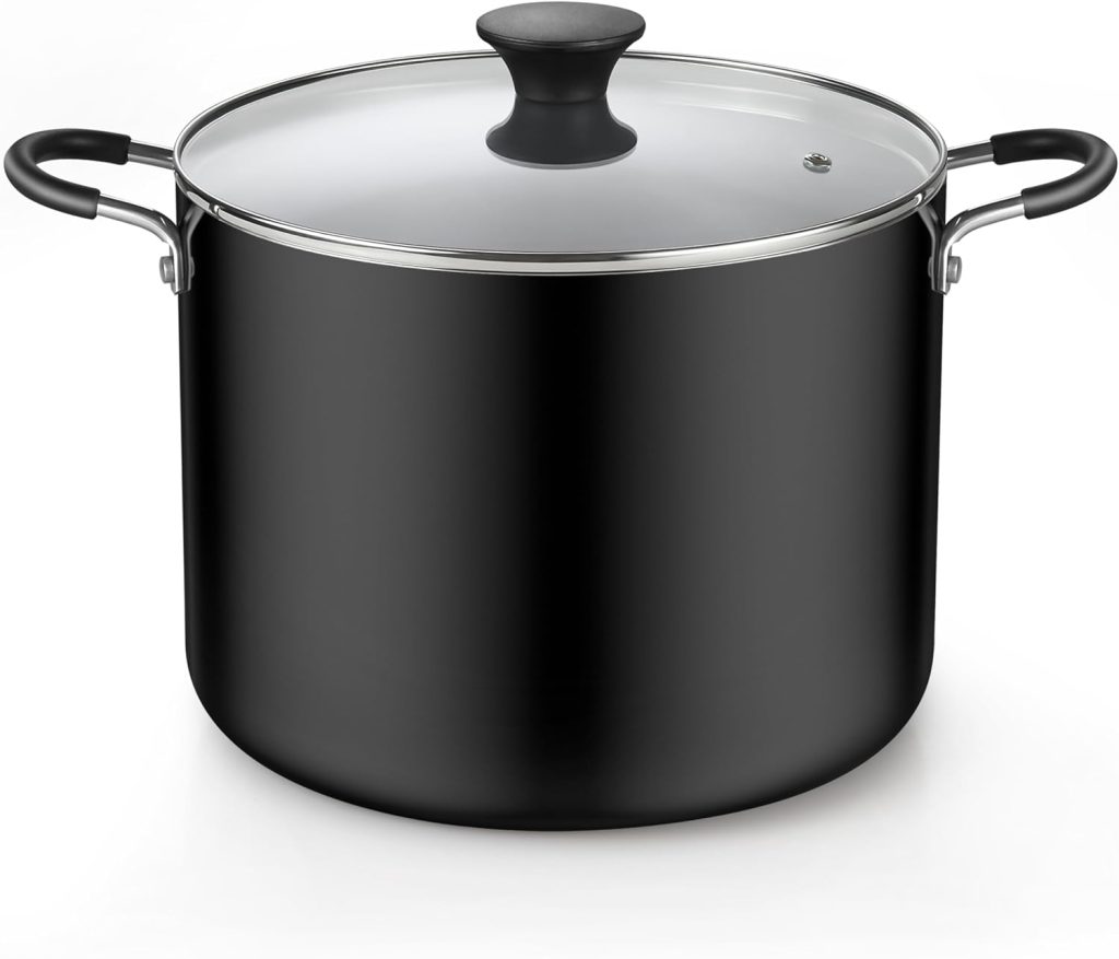 Nonstick Stockpot With Lid, 10.5 Quart