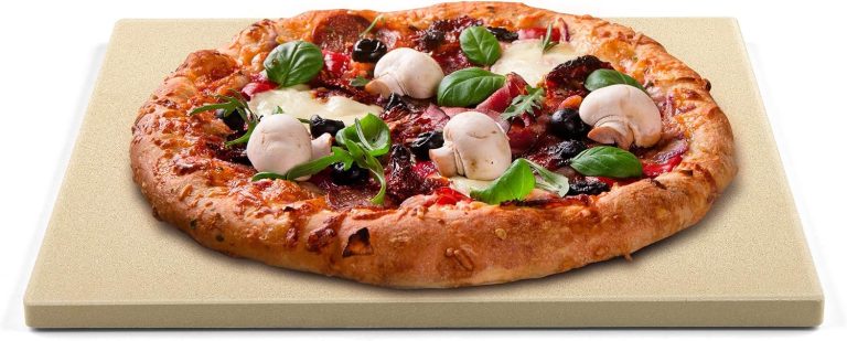 True Cordierite Pizza Grilling Baking Stone, 16-inch x 14-inch rectangular x 5/8-inch thickness