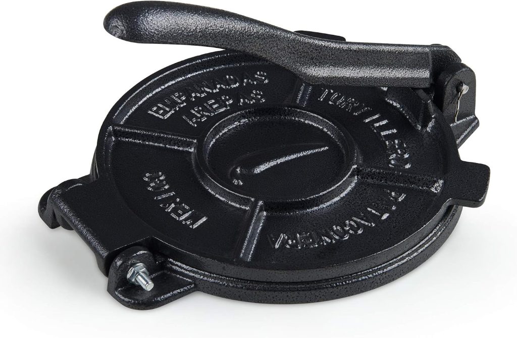 Cast Iron Tortilla Press and Pateconera, 8 inch