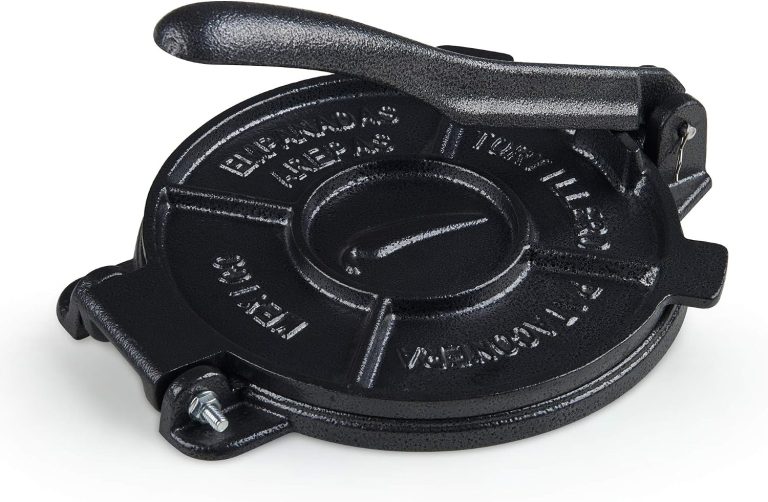 Cast Iron Tortilla Press and Pateconera, 8 inch