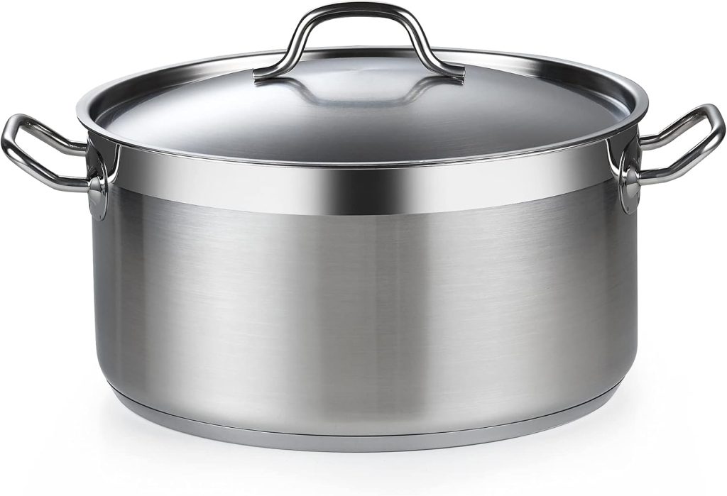 Stainless Steel Dutch Oven with Lid, 9-Quart