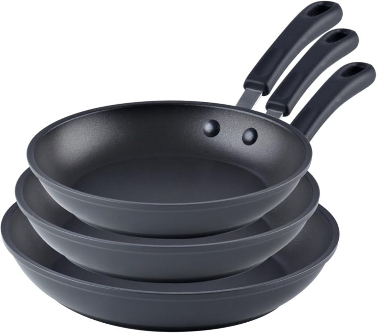 Hard Anodized Nonstick 3-Piece Fry Pan Set, 8 Inch, 9.5 Inch, 12 Inch