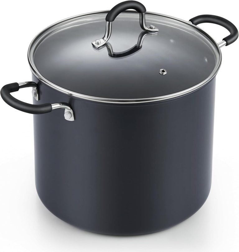 Hard Anodized Nonstick Stockpot, 10-Quart