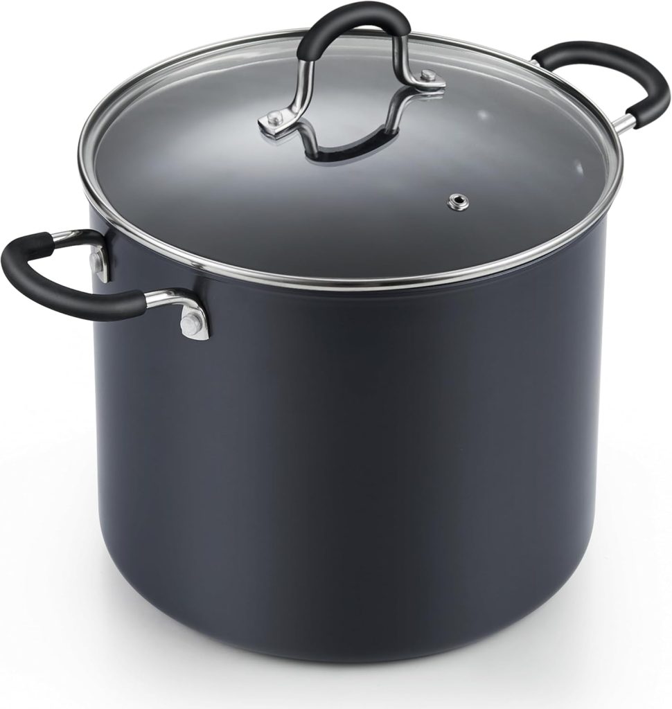 Hard Anodized Nonstick Stockpot, 10-Quart