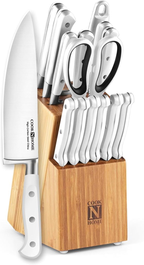 15-Piece Knife Set with Bamboo Storage Block