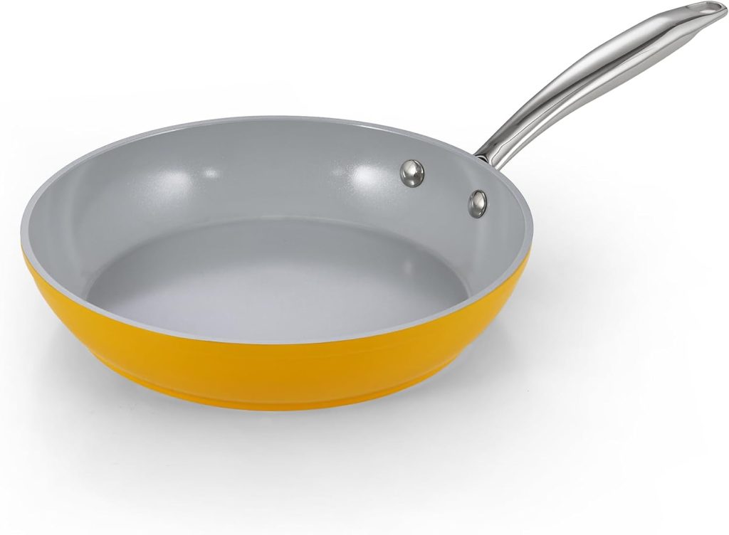 Nonstick Frypan, 9.5-Inch, Yellow