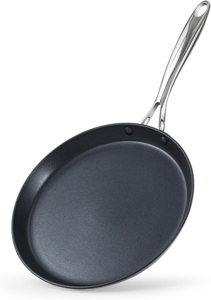 Hard Anodize Nonstick Griddle Crepe Pan, 10.5 Inch