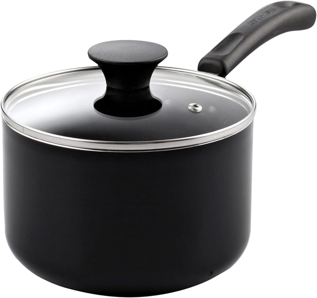 Nonstick Sauce Pan with Lid, 1 Quart