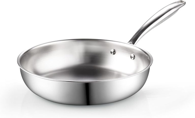Tri-Ply Clad Stainless Steel Fry Pan, 8-Inch