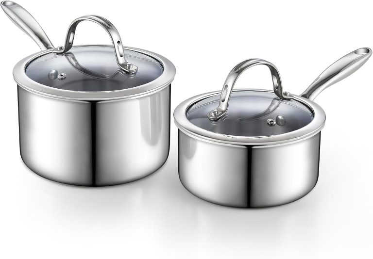 Multi-Ply Clad Stainless Steel 4-Piece Cookware Set