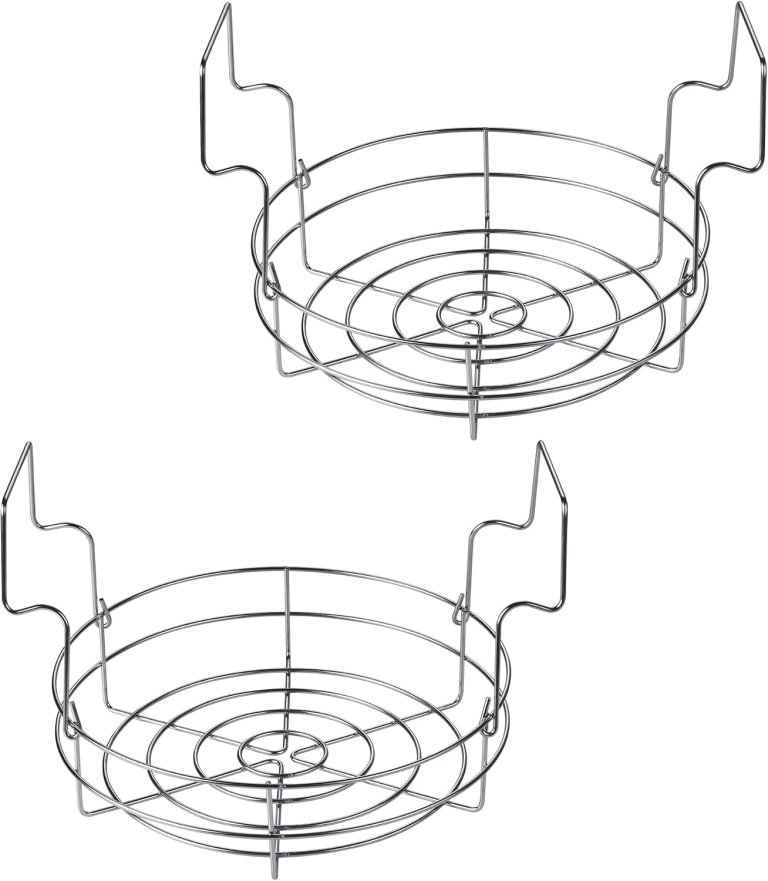 Water Bath Canning Rack 12 -inch for 8 Pint Jar, 2-Pack