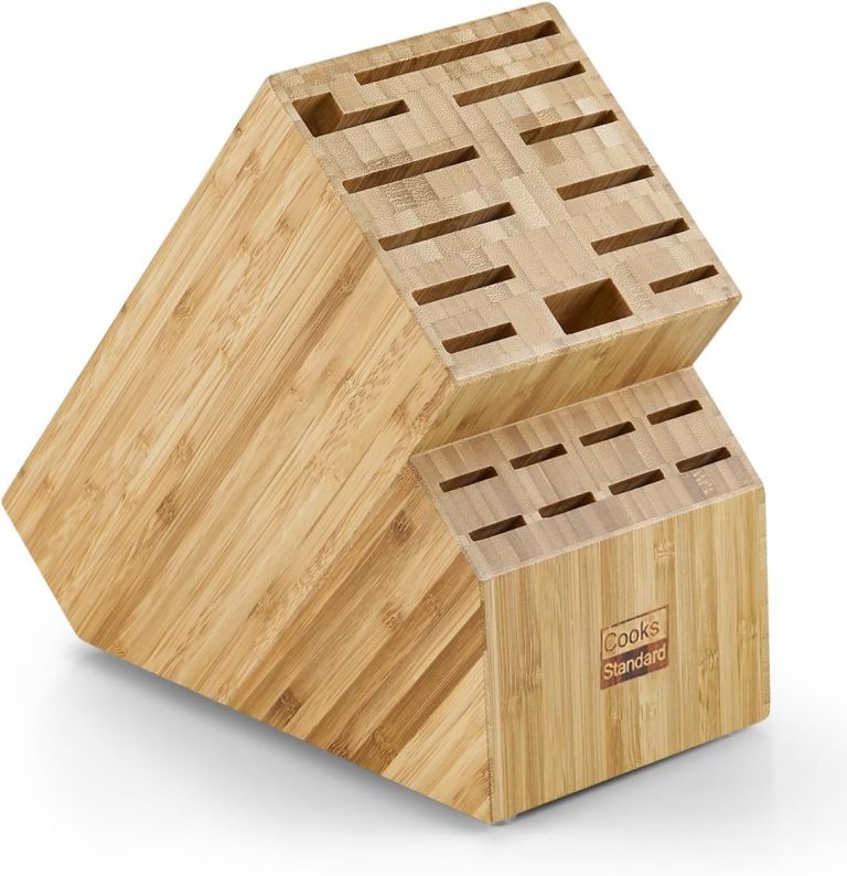 Bamboo Knife Storage Block, 20 Slots
