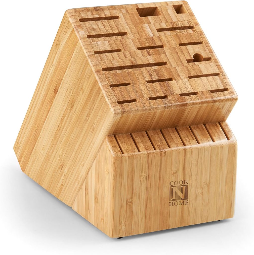 Bamboo Knife Storage Block, 25 Slots