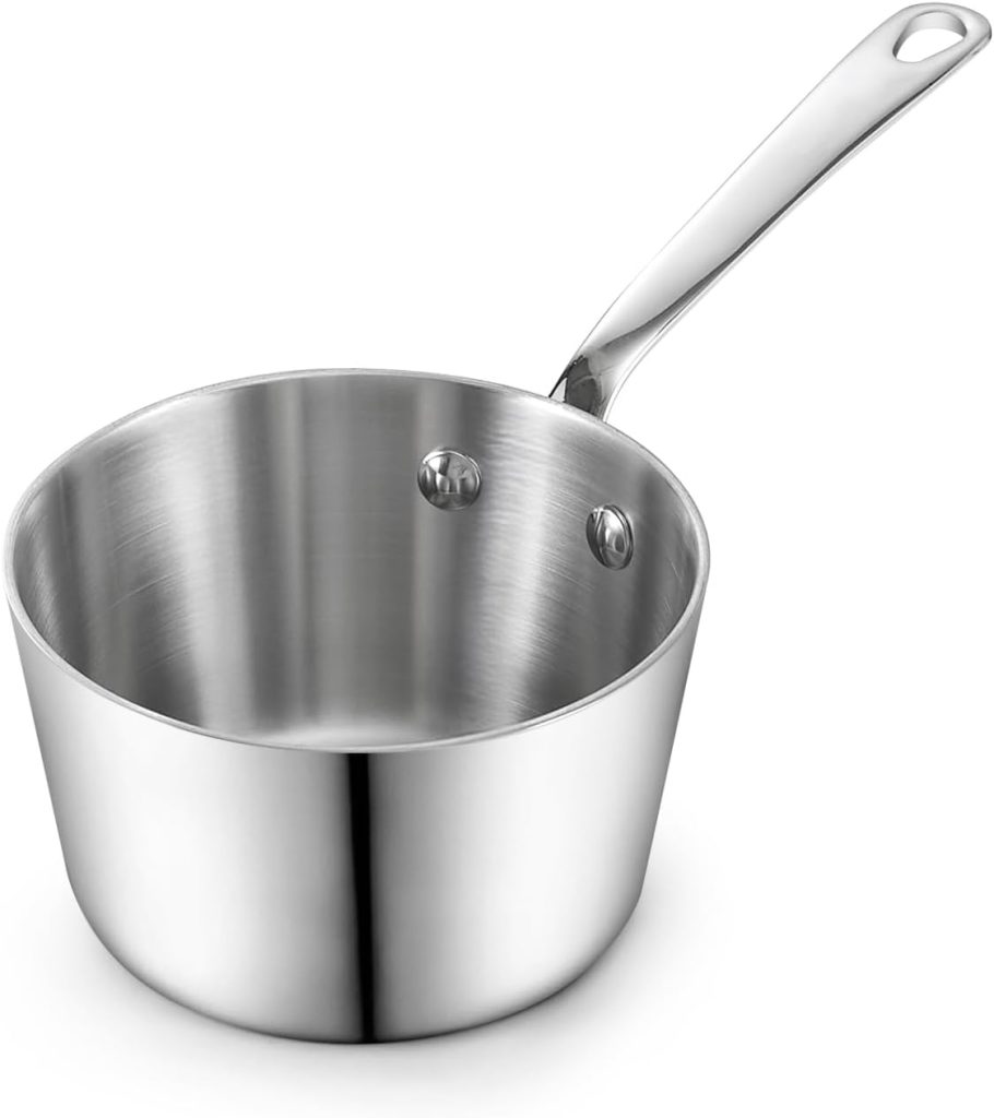 Multi-Ply Clad Stainless Steel Butter Warmer, 0.5QT