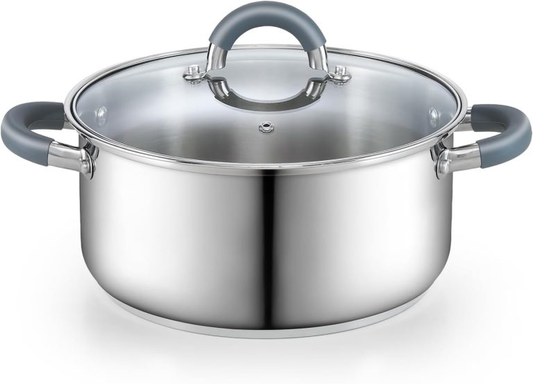 Stainless Steel Stock Pot 5.5 Quart
